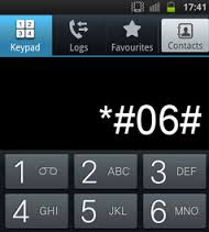 Imei lekérdezéshez tárcsázd ezt: *#06#